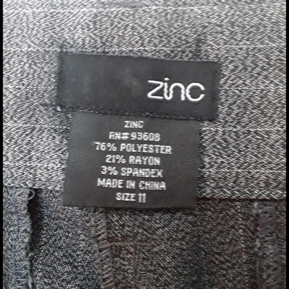 Zinc striped trouser shorts size 11 - Picture 2 of 7